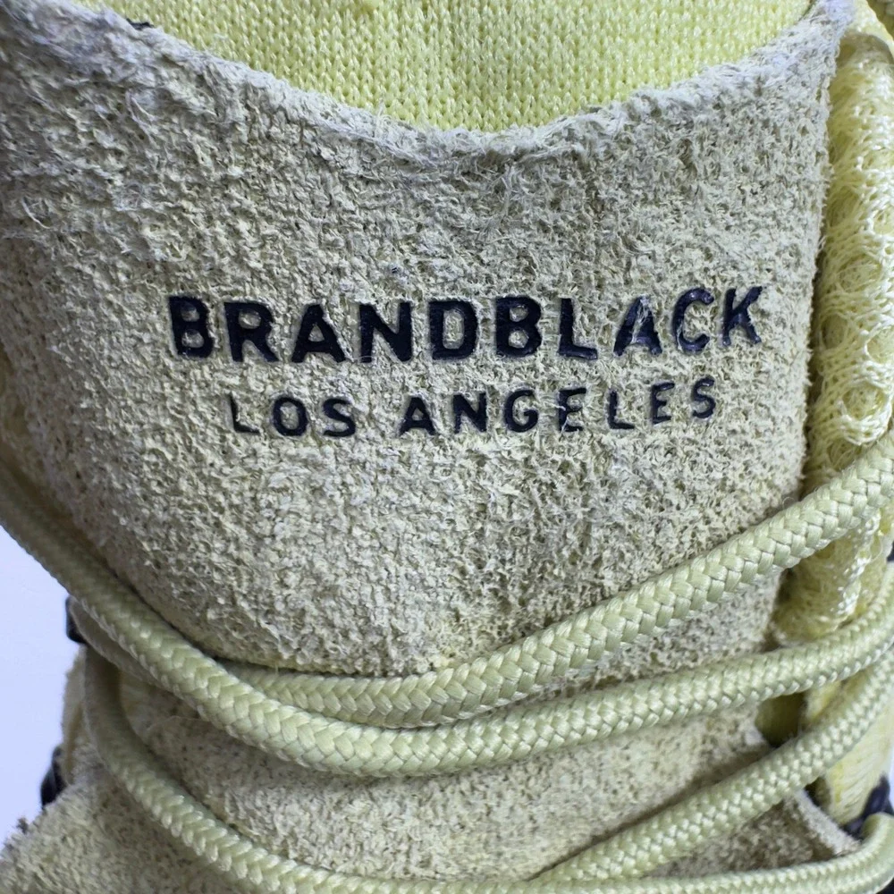 Brandblack Milspec Yellow Mens 10.5 Trail Hiking Boots Cordura Sneaker Vibram